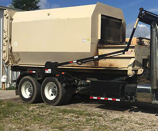Roll of bins for commercial purpose